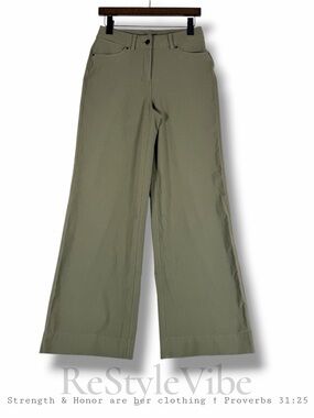 LULULEMON Women’s Size 6 Pants Wide Leg High Rise Style Fit Stretch
